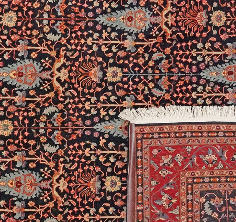 Tabriz 50 Raj · Handgeknüpft – Blau, 290x204 cm