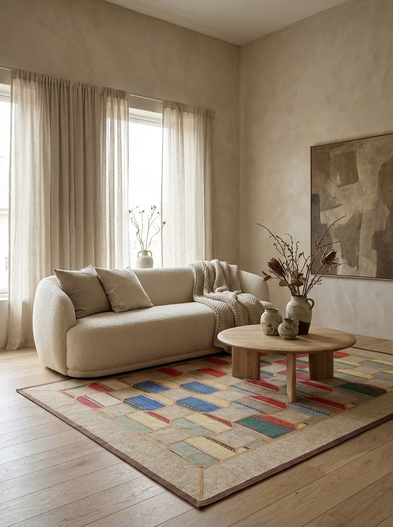 Kelim Tekkeh · Handgewebt – Beige, 237x160 cm