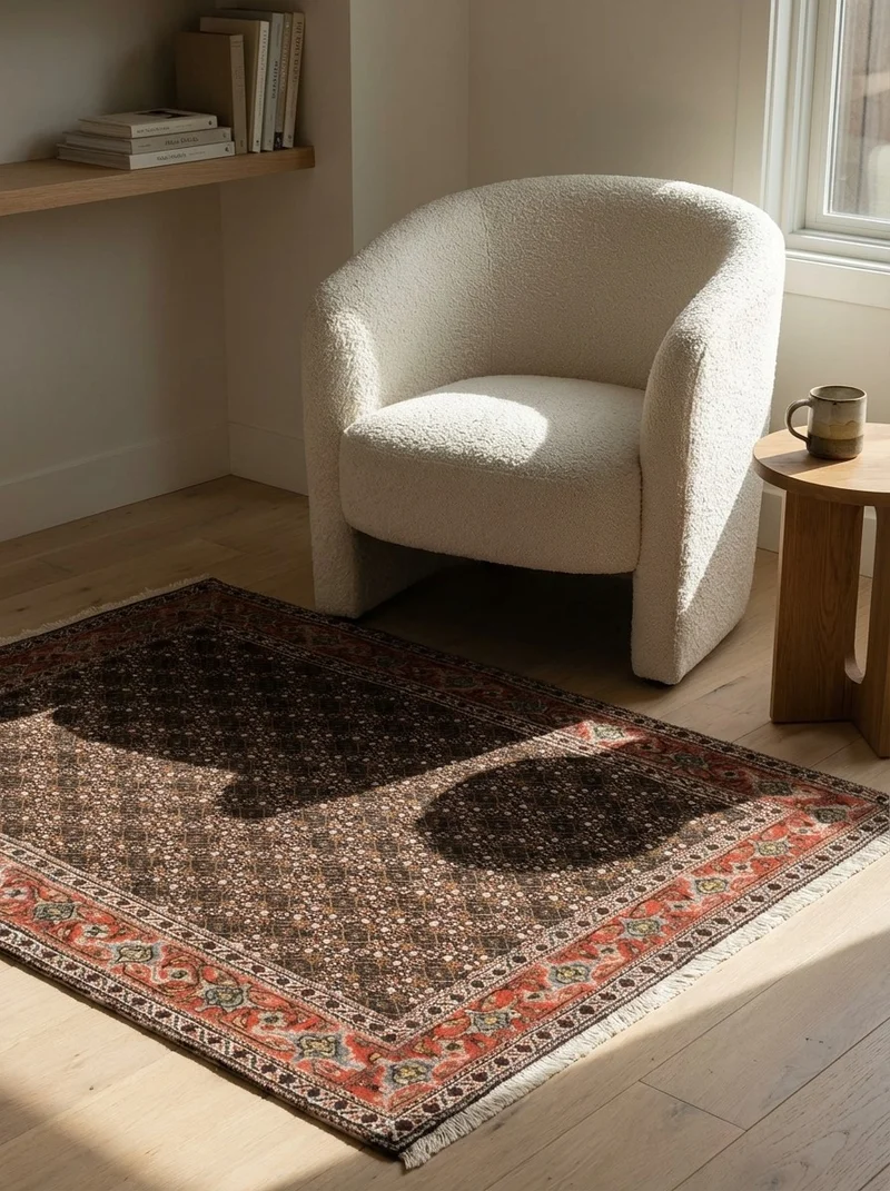 Tabriz 40 Raj · Handgeknüpft – Schwarz, 143x103 cm