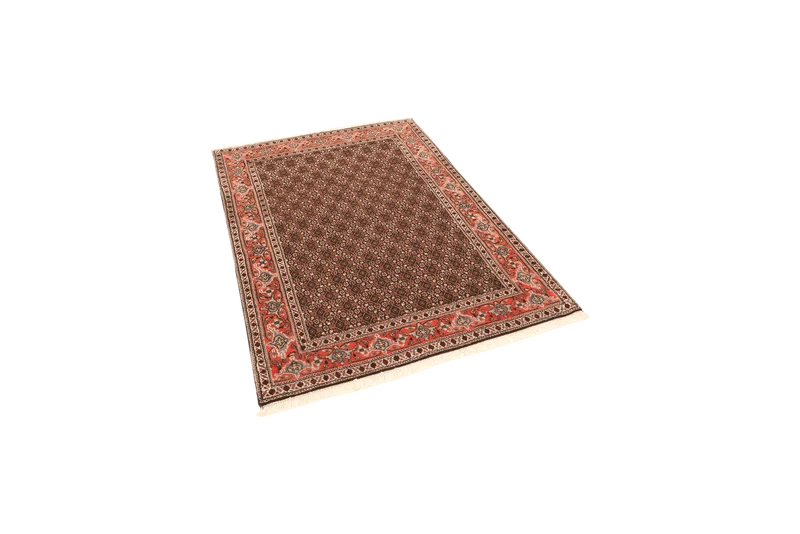 Tabriz 40 Raj · Handgeknüpft – Schwarz, 143x103 cm