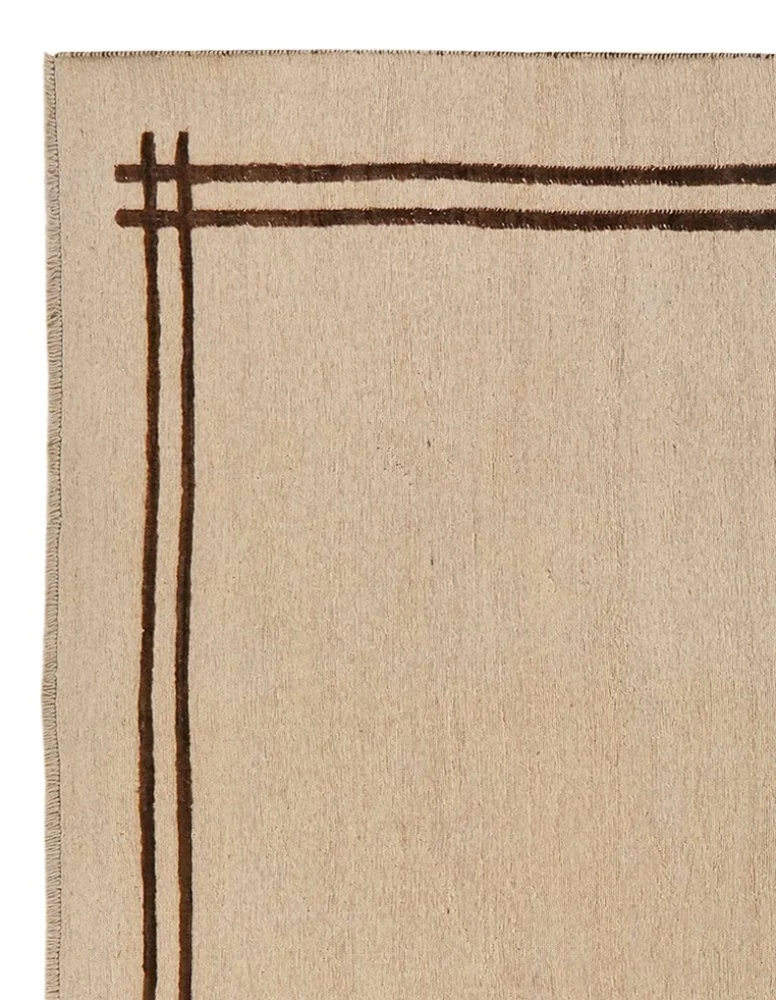 Kelim Gashgai · Handgewebt – Beige, 284x202 cm