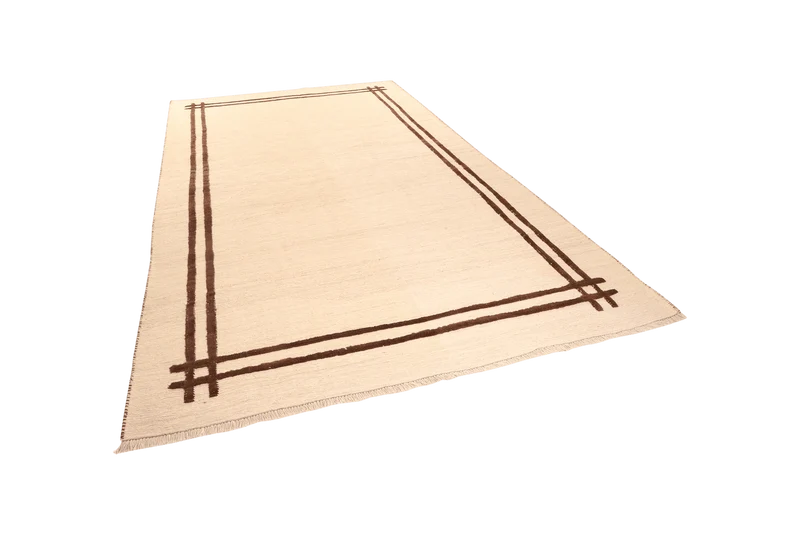 Kelim Gashgai · Handgewebt – Beige, 284x202 cm