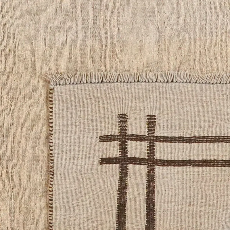 Kelim Gashgai · Handgewebt – Beige, 284x202 cm
