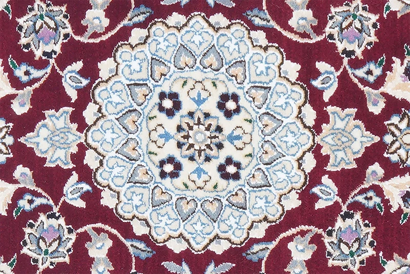 Nain 9La · Handgeknüpft – Rot, 99x70 cm