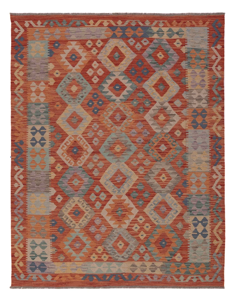 Kelim Maimene Teppich 154x198cm - mehrfarbig