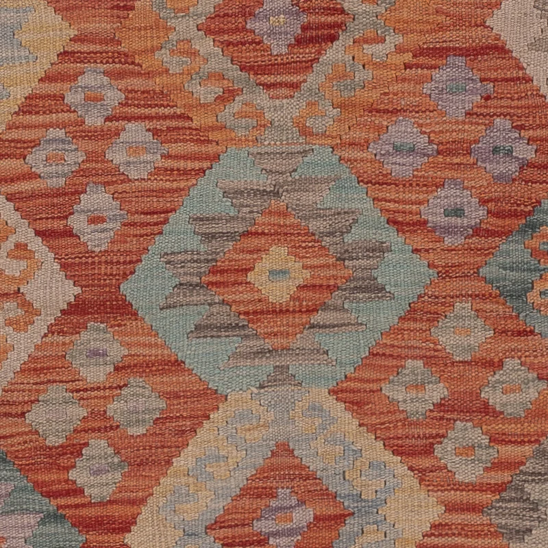 Kelim Maimene Teppich 154x198cm - mehrfarbig