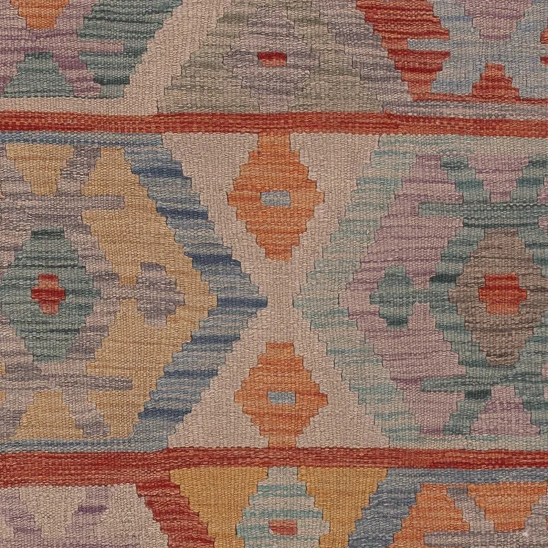 Kelim Maimene Teppich 150x202cm - mehrfarbig