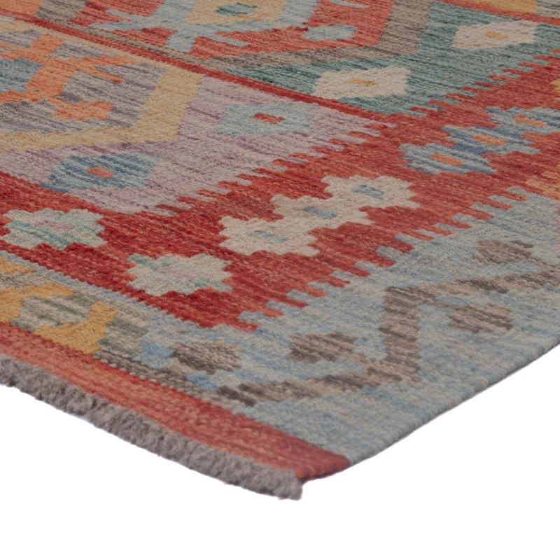 Kelim Maimene Teppich 150x202cm - mehrfarbig