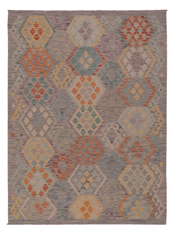 Kelim Maimene Teppich 153x200cm - mehrfarbig