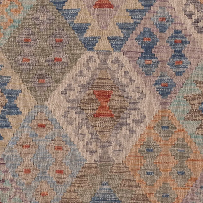 Kelim Maimene Teppich 153x202cm - mehrfarbig