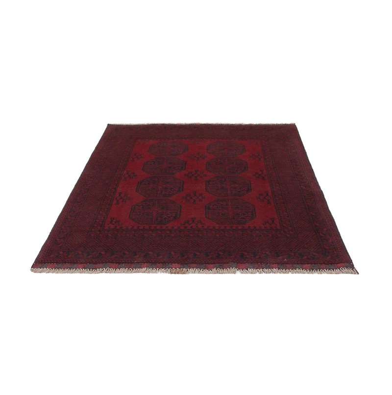 Afghan Teppich - Filpa - 150 x 193 cm - dunkelrot
