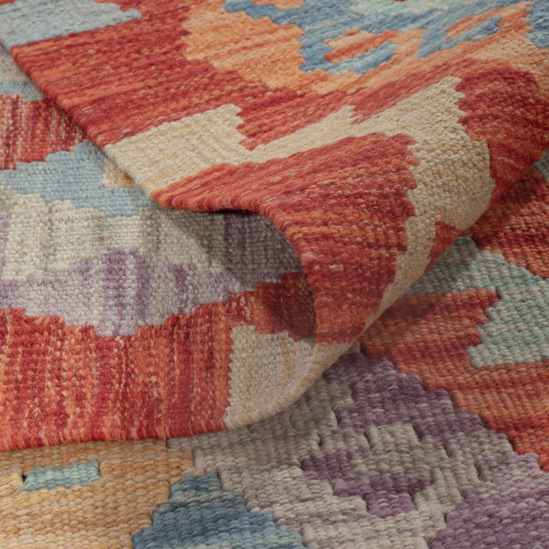 Kelim Maimene Teppich 177x243cm - mehrfarbig