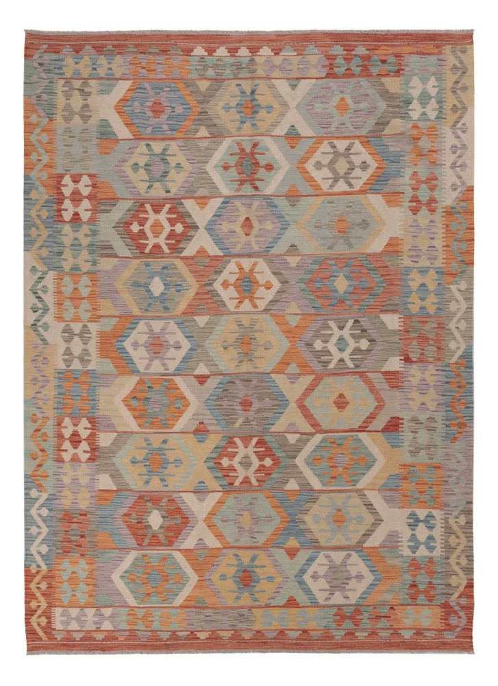 Kelim Maimene Teppich 178x245cm - mehrfarbig