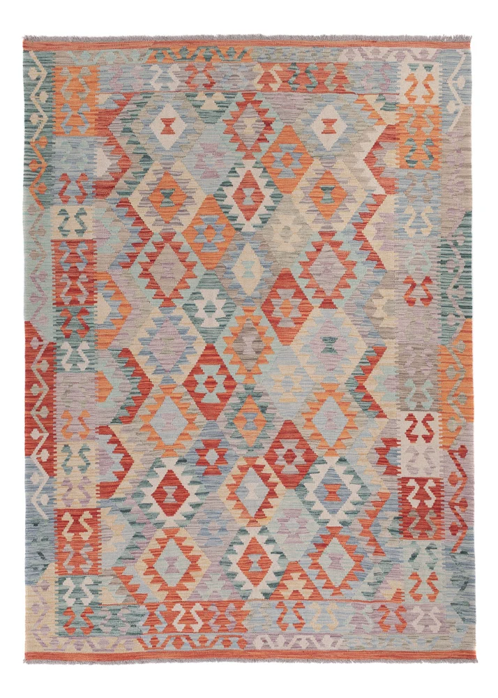 Kelim Maimene Teppich 178x243cm - mehrfarbig