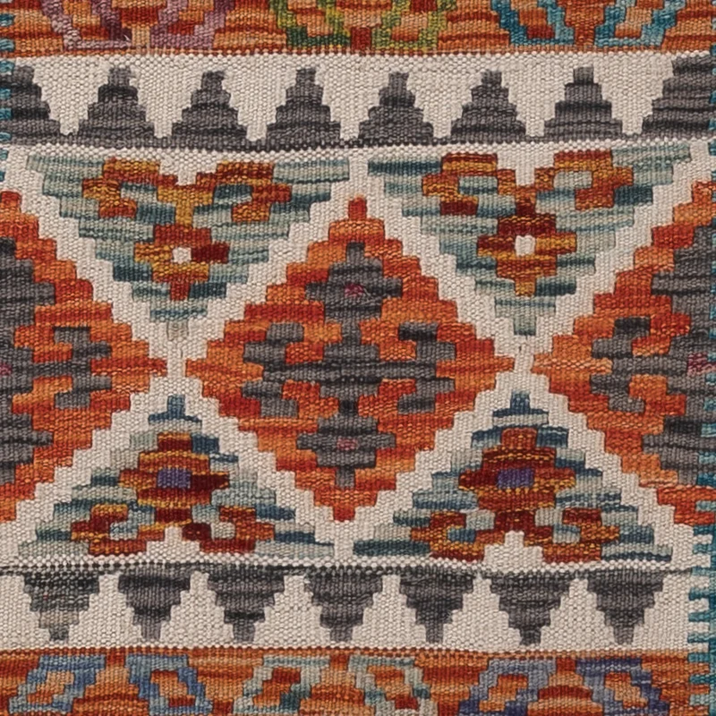 Kelim Maimene Teppich 59x194cm - mehrfarbig