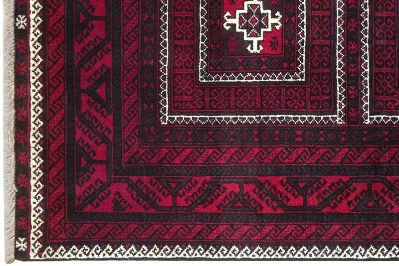 Belutch · Handgeknüpft – Schwarz, 196x102 cm