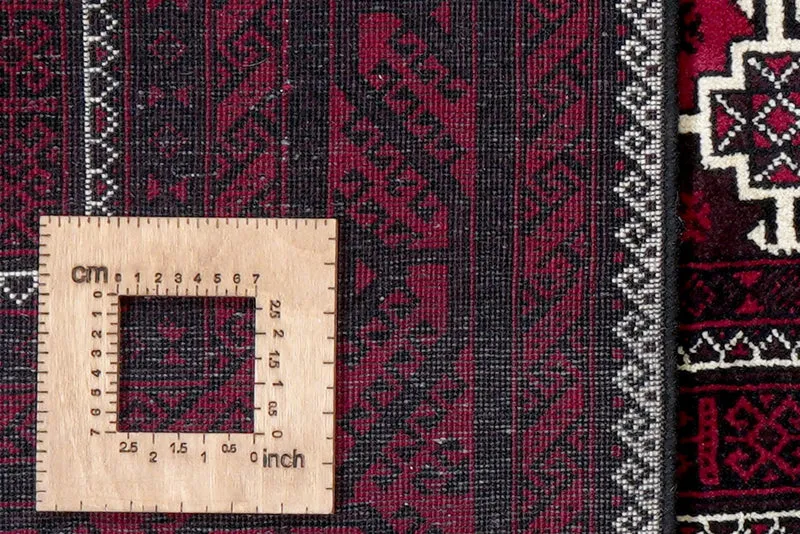 Belutch · Handgeknüpft – Schwarz, 196x102 cm