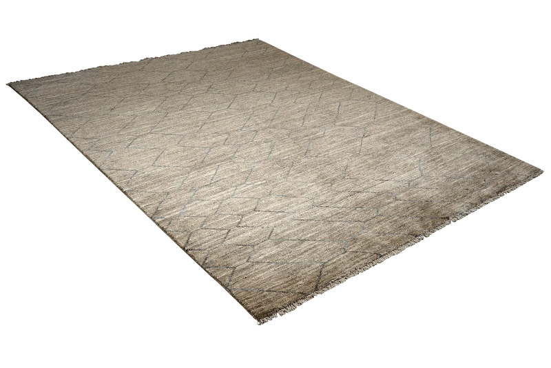 Gabbeh Basi · Handgeknüpft – Grau, 288x209 cm