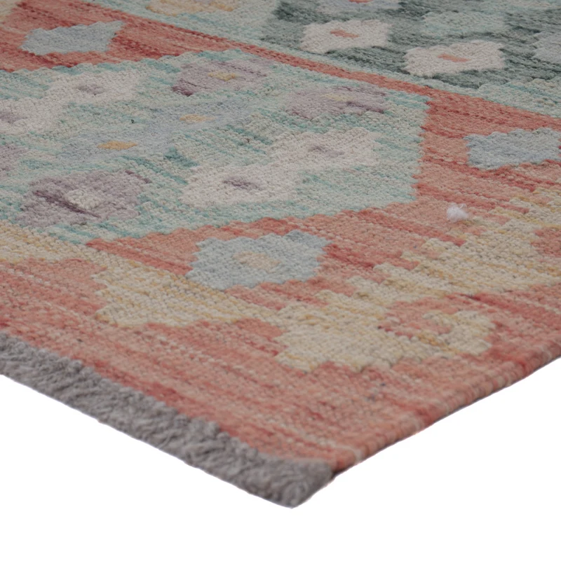 Kelim Maimene Teppich 85x247cm - mehrfarbig