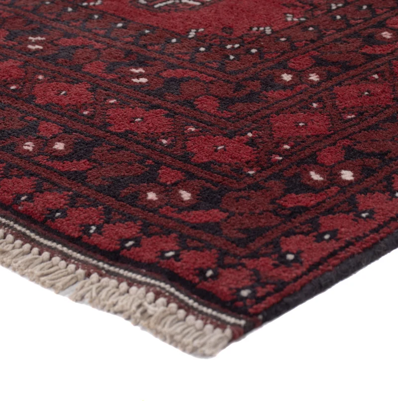 Läufer Afghan - Filpa - 98 x 190 cm - dunkelrot