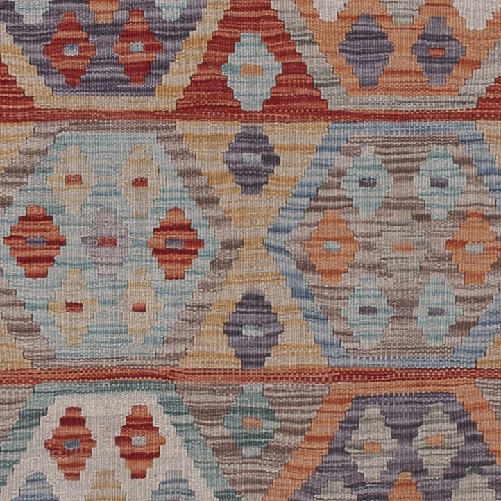 Kelim Maimene Teppich 80x243cm - mehrfarbig
