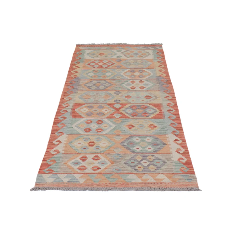 Kelim Maimene Teppich 80x243cm - mehrfarbig
