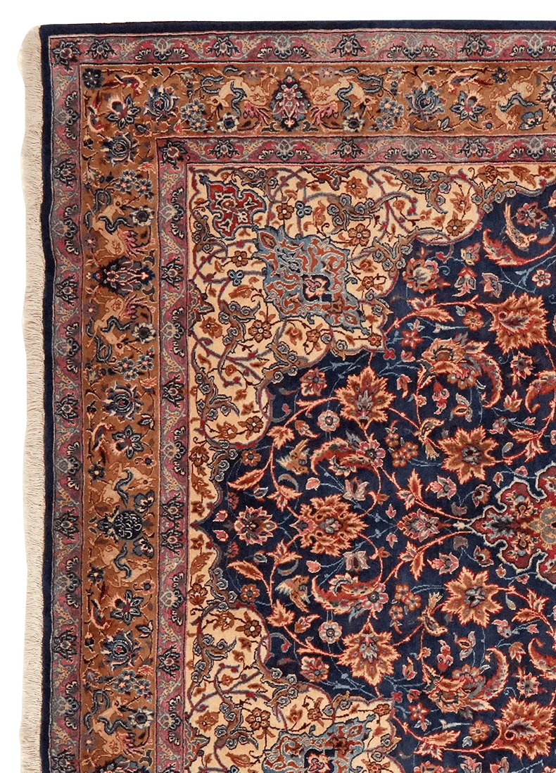 Moud · Handgeknüpft – Blau, 311x197 cm