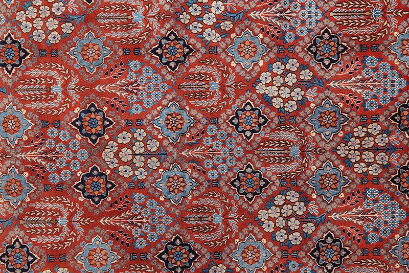 Moud · Handgeknüpft – Rot, 303x201 cm