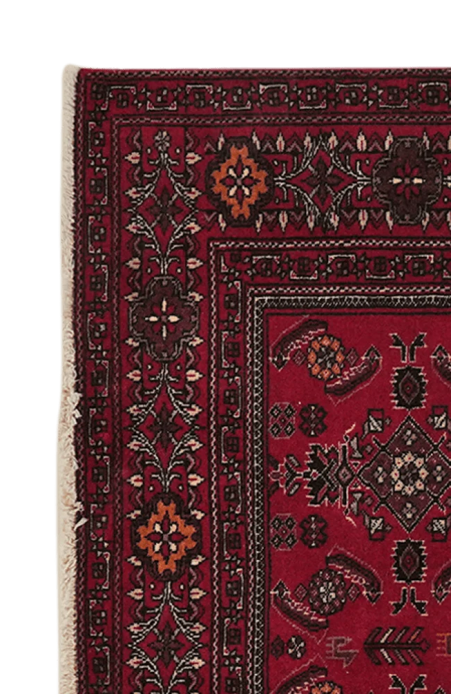 Turkman · Handgeknüpft – Rot, 67x118 cm
