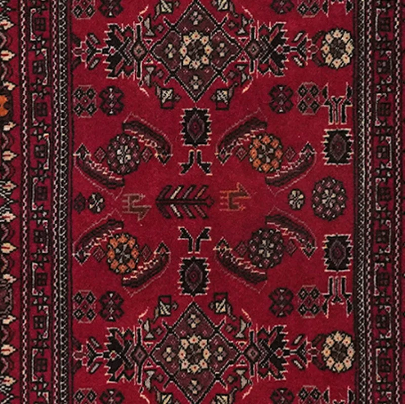 Turkman · Handgeknüpft – Rot, 67x118 cm