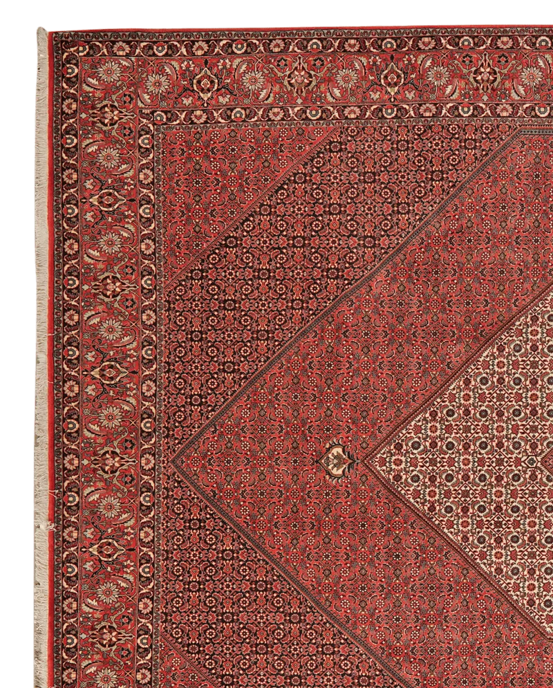 Bidjar · Handgeknüpft – Rot, 402x302 cm