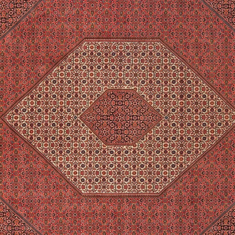 Bidjar · Handgeknüpft – Rot, 402x302 cm