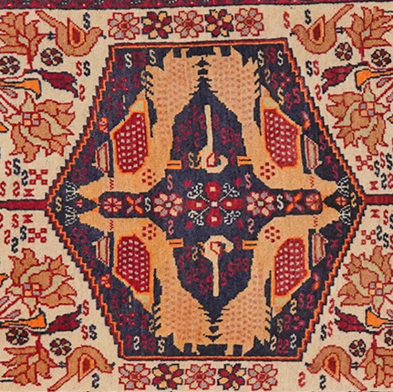 Belutch · Handgeknüpft – Beige, 89x66 cm