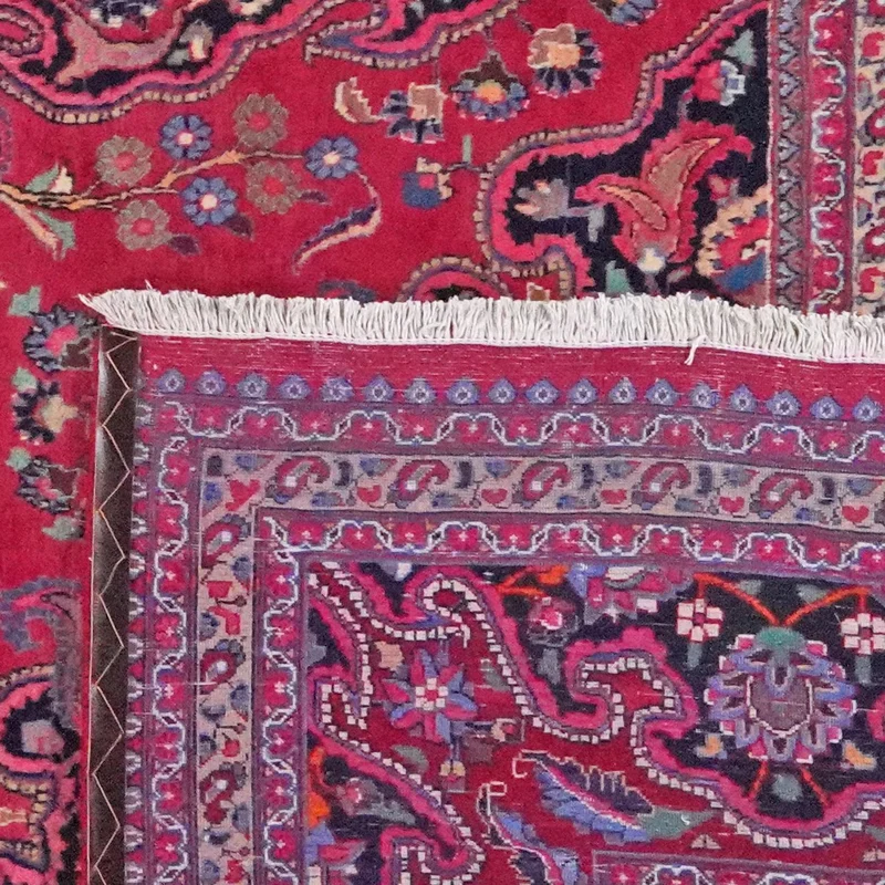 Mashad · Handgeknüpft – Rot, 387x300 cm