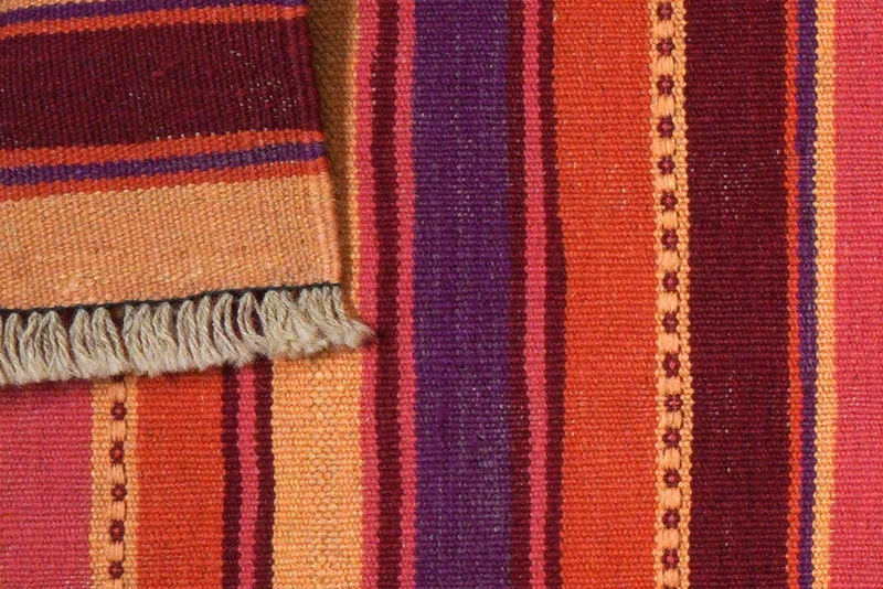 Kelim Gashgai · Handgewebt – Bunt, 197x63 cm