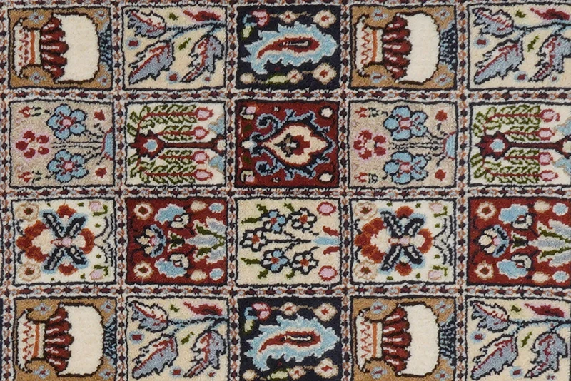 Moud Felder · Handgeknüpft – Bunt, 88x59 cm