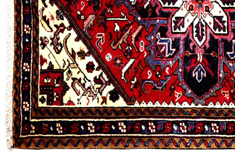 Mehrewan · Handgeknüpft – Rot, 136x105 cm
