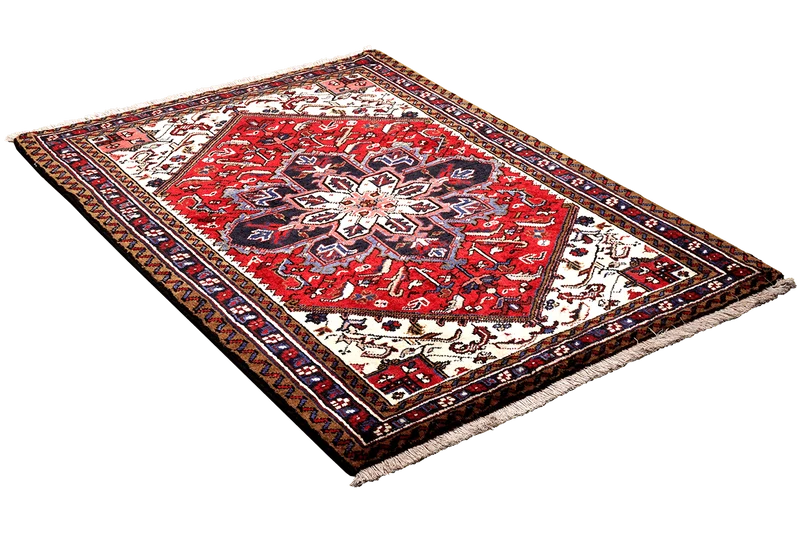 Mehrewan · Handgeknüpft – Rot, 136x105 cm