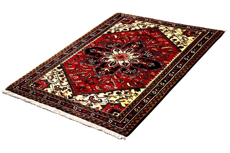 Mehrewan · Handgeknüpft – Rot, 136x105 cm