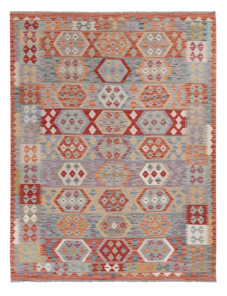 Kelim Maimene Teppich 176x230cm - mehrfarbig