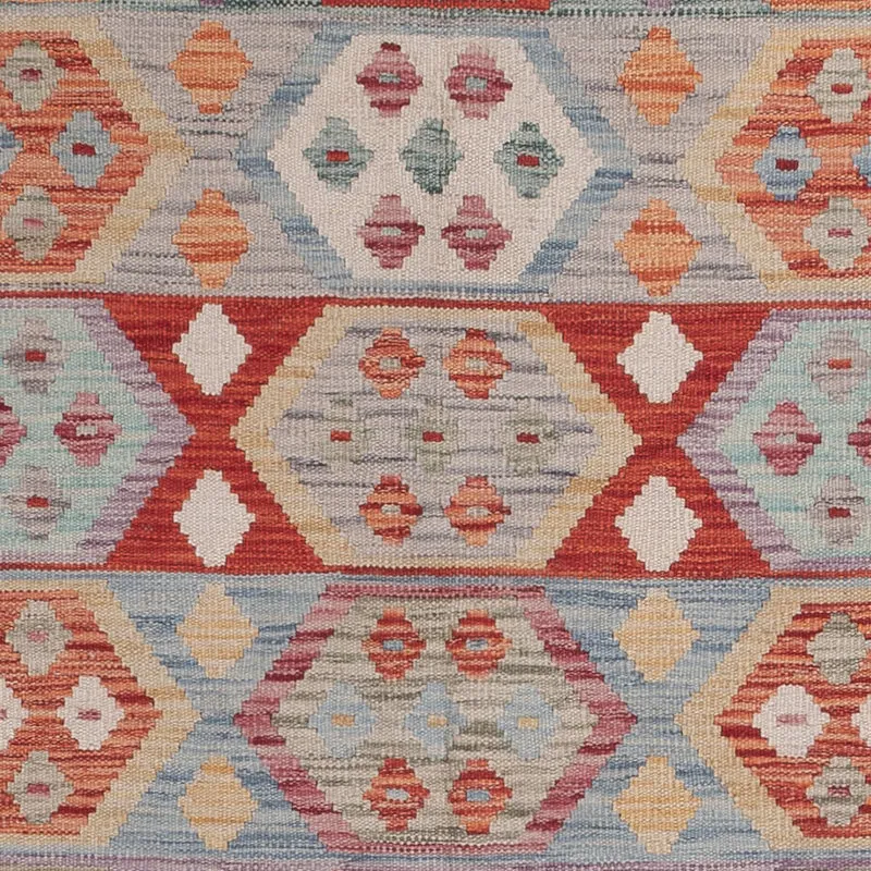 Kelim Maimene Teppich 176x230cm - mehrfarbig