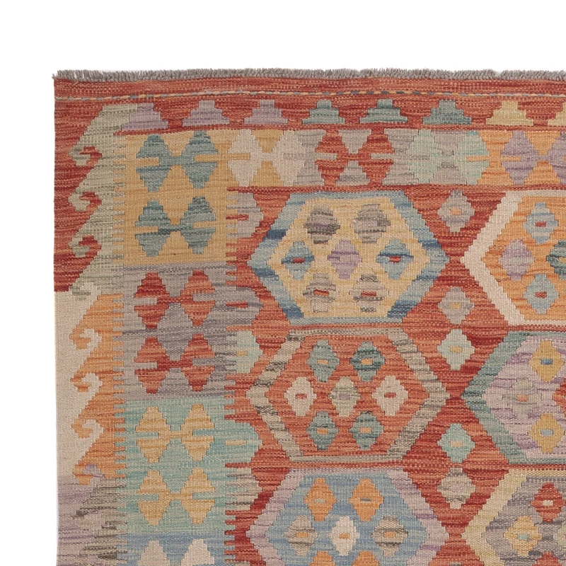 Kelim Maimene Teppich 168x236cm - mehrfarbig