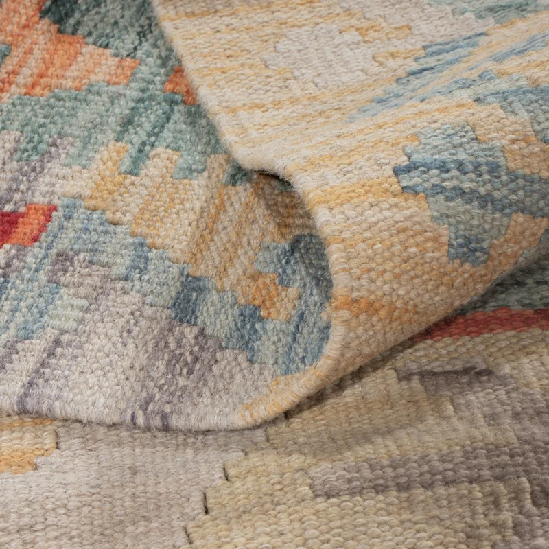 Kelim Maimene Teppich 167x235cm - mehrfarbig