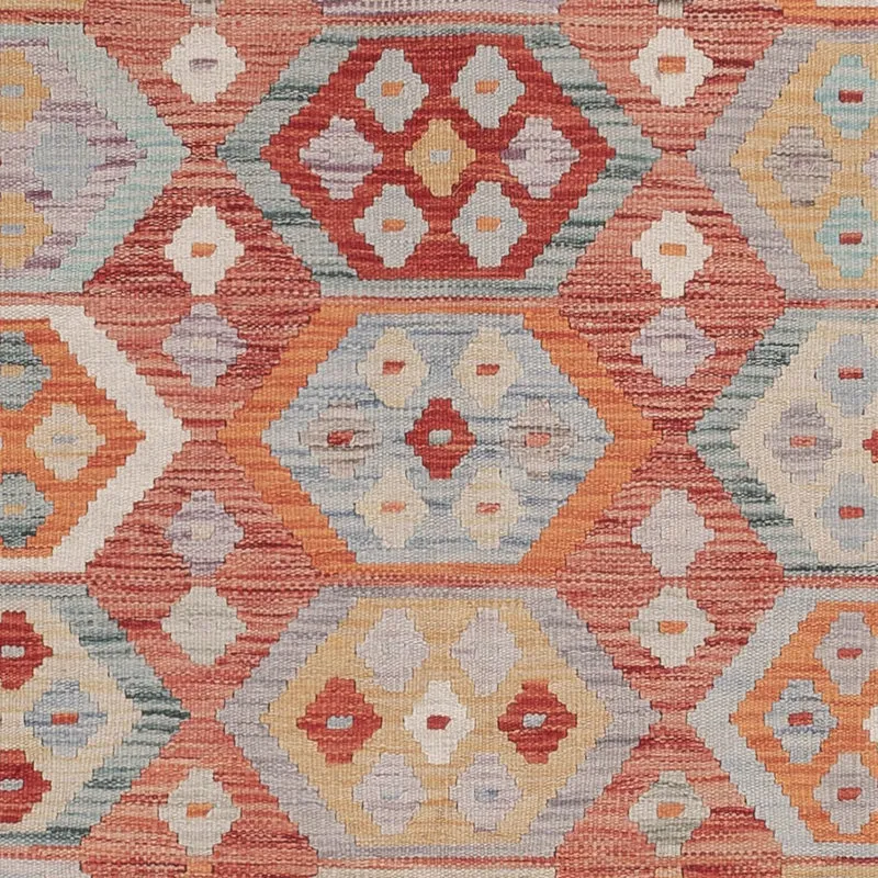 Kelim Maimene Teppich 170x235cm - mehrfarbig