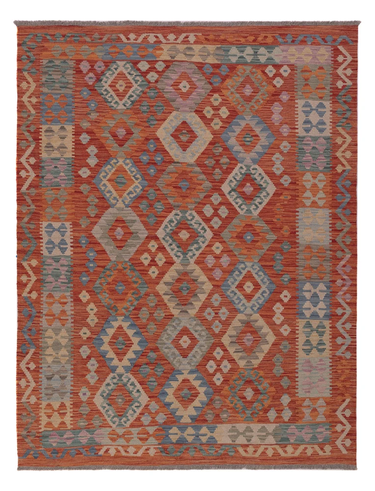 Kelim Maimene Teppich 151x198cm - mehrfarbig