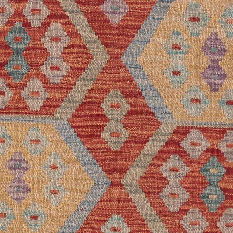 Kelim Maimene Teppich 150x197cm - mehrfarbig