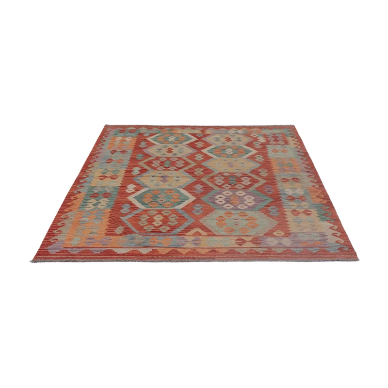 Kelim Maimene Teppich 150x197cm - mehrfarbig
