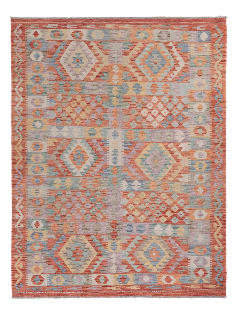 Kelim Maimene Teppich 181x240cm - mehrfarbig