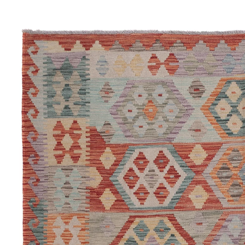 Kelim Maimene Teppich 176x249cm - mehrfarbig