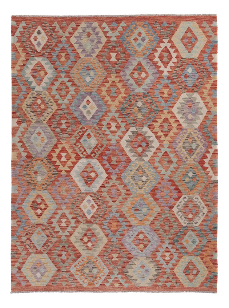 Kelim Maimene Teppich 181x240cm - mehrfarbig